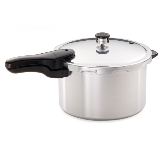 01282 8-Quart Aluminum Pressure Cooker.
