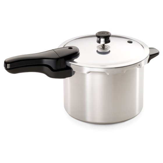 01264 6-Quart Aluminum Pressure Cooker.