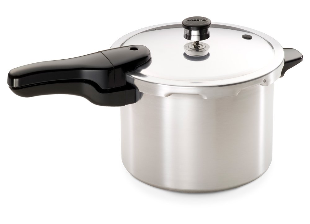 01264 6-Quart Aluminum Pressure Cooker.