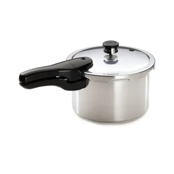 01241 4-Quart Aluminum Pressure Cooker.