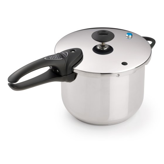 01365  6-Quart Stainless Steel Pressure Cooker.