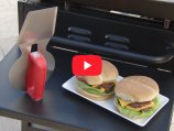 Link to a video about the Smashula stainless steel burger press and spatula