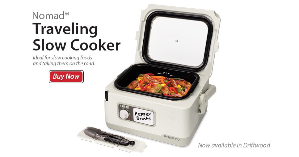 8-quart Nomad&reg; Traveling Slow Cooker