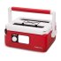 Presto 6-quart Nomad Traveling Slow Cooker with the cover closed.