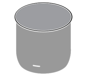 Stainless Steel Removable Pot