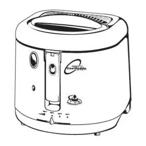 0544404 CoolDaddy electric deep fryer