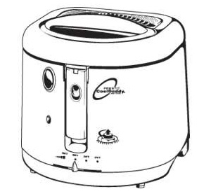 0544405 CoolDaddy electric deep fryer