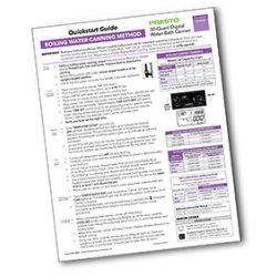 The Quickstart Guide for the Presto 30-Quart Digital Water Bath Canner.