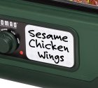 The dry erase message board on the Nomad Traveling Slow Cooker.