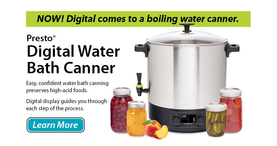 Presto&reg; 30-Quart Digital Water Bath Canner