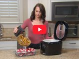 A scene from the CoolDaddy deep fryer video.