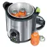 The Presto Precise 17-Quart Digital Pressure Canner with the cover off. Jars of carrots are in and outside of the canner.
