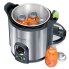 The Presto Precise 17-Quart Digital Pressure Canner with the cover off. Jars of carrots are in and outside of the canner.