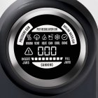 A close-up of the LED display of the Presto Precise 23-Quart Digital Pressure Canner.
